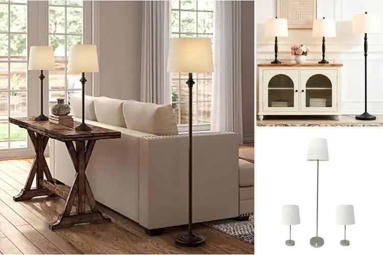 Detailed view of Best 3-Piece Lamp Sets: Brighten & Style Your Home Now