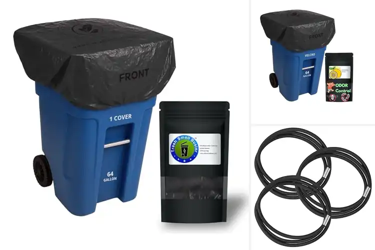 Detailed view of Best 64 Gallon Trash Can Covers