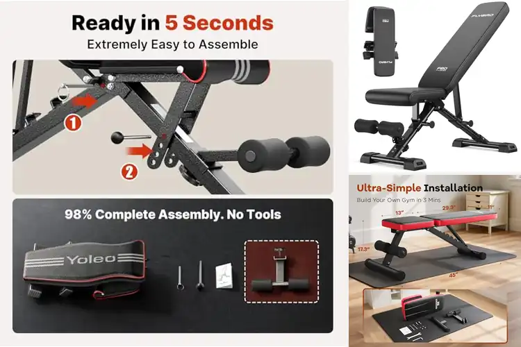 Detailed view of Best Adjustable Benches