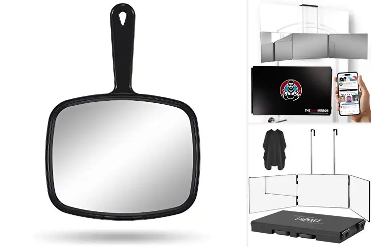 Detailed view of Best Barber Mirrors to Perfect Your Grooming Routine