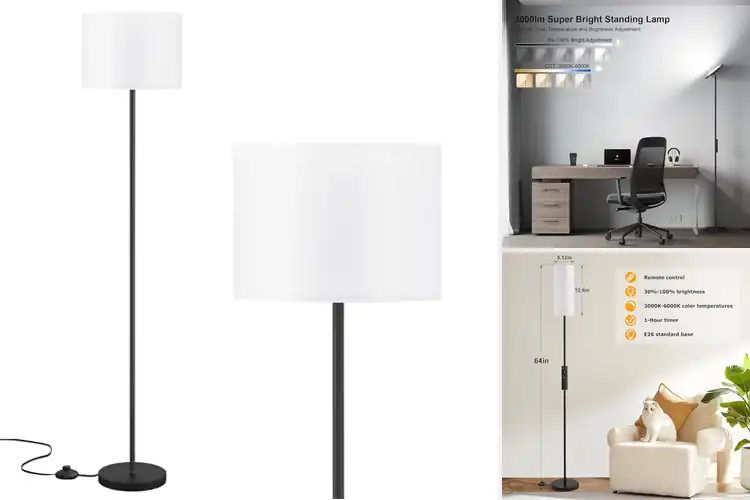 Detailed view of Best Bedroom Floor Lamps: Cozy, Adjustable & Stylish Picks