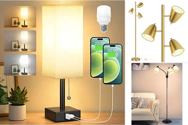 Detailed view of Best Bedroom Reading Lamp Trio