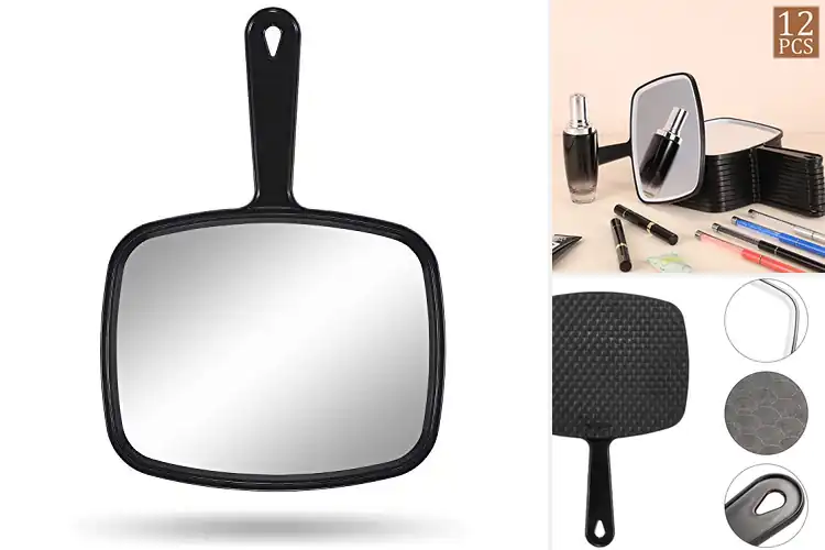 Detailed view of Best Black Hand Mirrors: Your Stylish Reflection Awaits