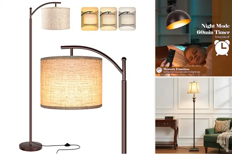 Detailed view of Best Bronze Finish Floor Lamps
