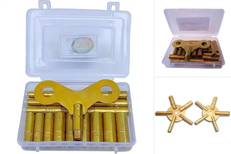 Detailed view of Best Clock Winding Key Sets
