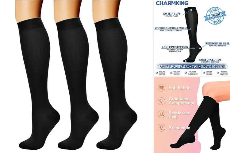 Detailed view of Best Compression Socks
