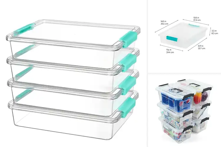 Detailed view of Best Craft Storage Bins