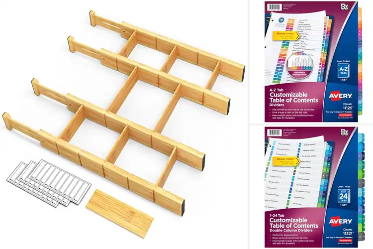 Detailed view of Best Customized Organization Dividers