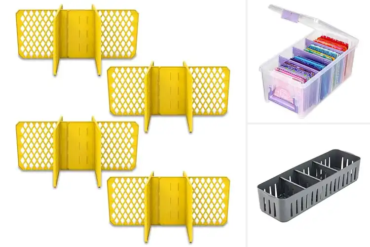 Detailed view of Best Durable Plastic Bin Dividers