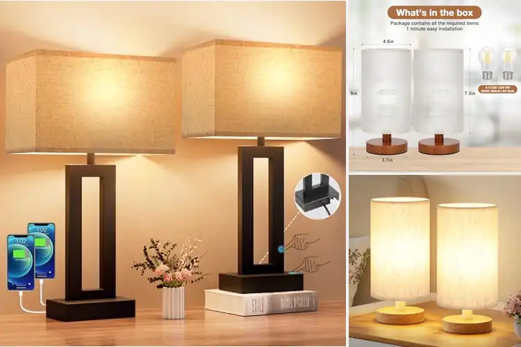 Detailed view of Best Easy Assembly Lamp Sets