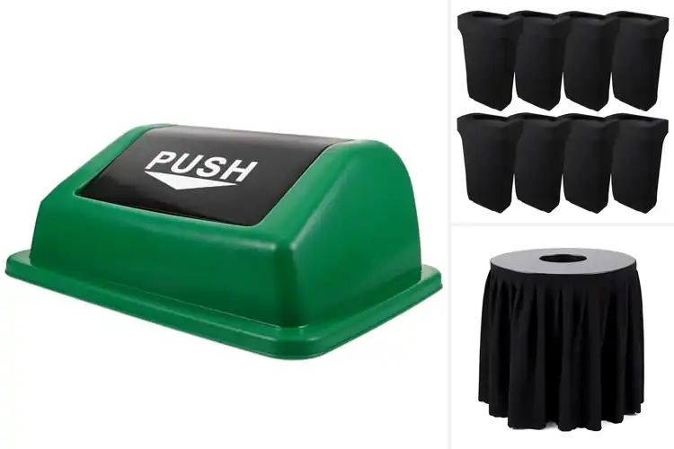 Detailed view of Best Easy Install Trash Covers : Tidy Up Fast