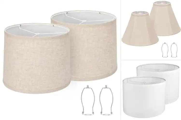 Detailed view of Best Fabric Shade Lamp Sets