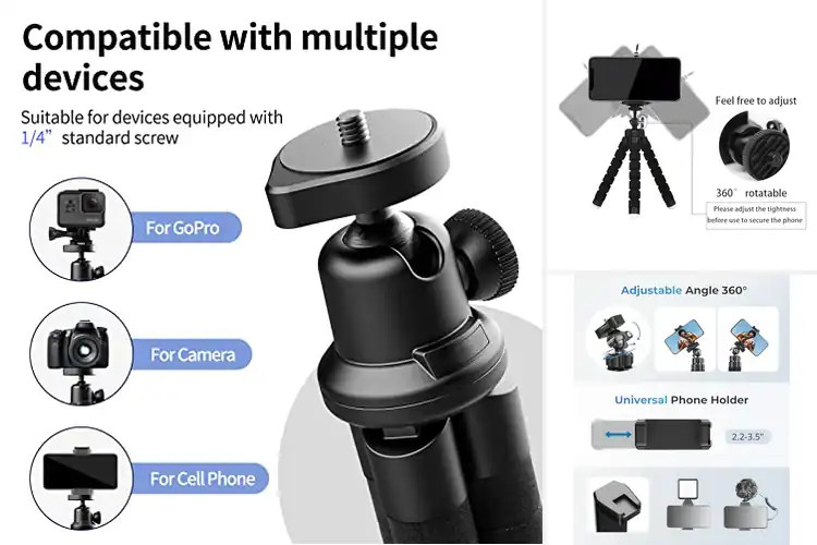 Detailed view of Best Flexible Tripod for Various Surfaces