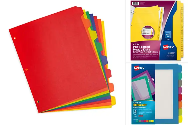 Detailed view of Best Heavy-Duty Dividers