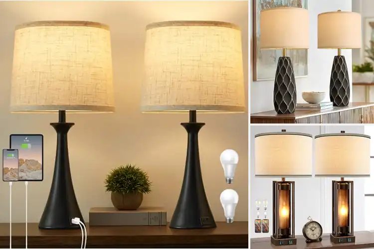 Detailed view of Best Living Room Lamps Sets