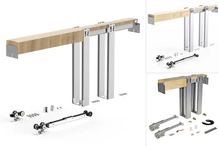 Detailed view of Best Living Room Pocket Door Frames