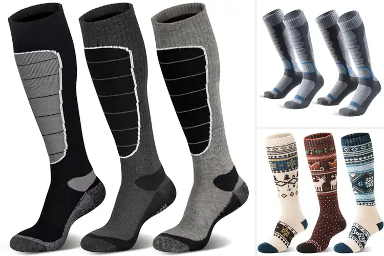 Detailed view of Best Merino Wool Ski Socks for Ultimate Comfort & Dryness