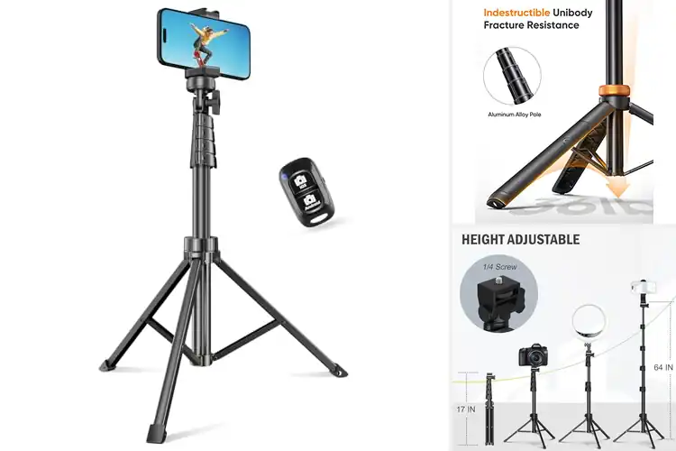 Detailed view of Best Phone Tripods for Photography