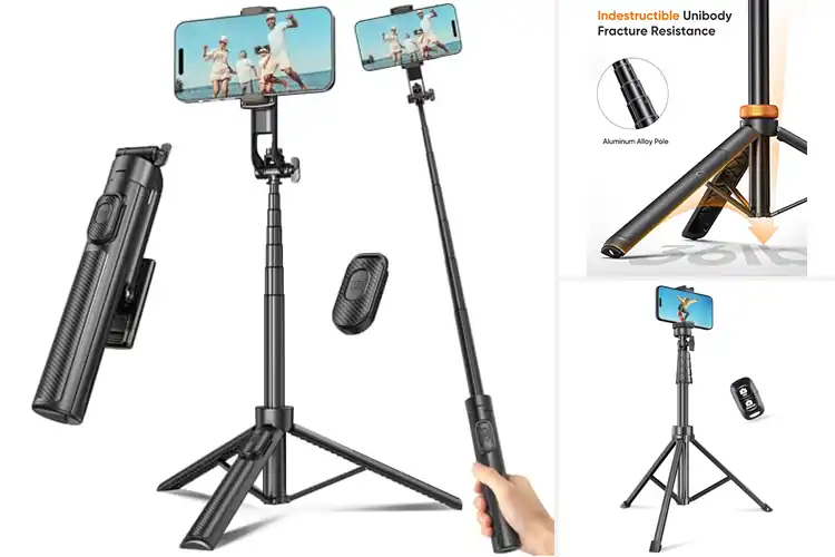 Detailed view of Best Phone Tripods for Selfies