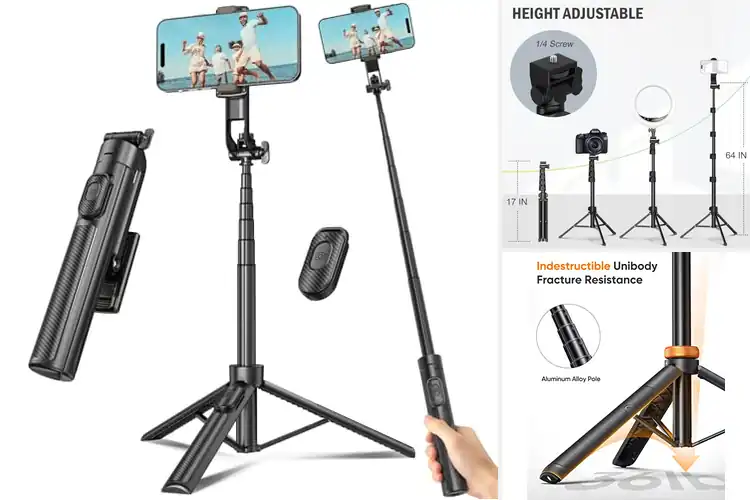 Detailed view of Best Phone Tripods for Video Recording