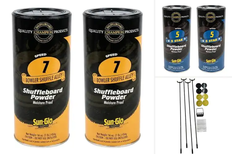 Detailed view of Best Professional Shuffleboard Supplies