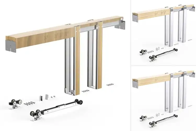 Detailed view of Best Rust Proof Pocket Door Frames