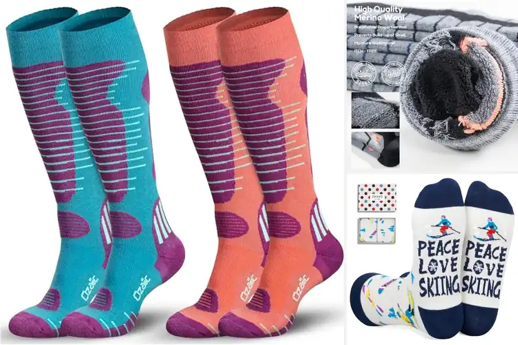 Detailed view of Best Size Inclusive Ski Socks: 10 Cozy Picks for All