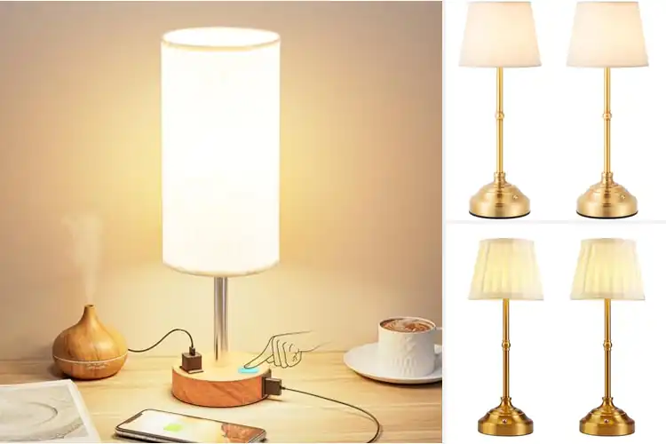 Detailed view of Best Table Lamps with Fabric Shades