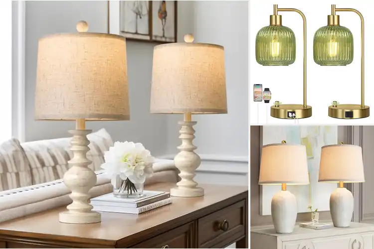 Detailed view of Best Vintage Lamp Sets: Timeless Charm for Your Home