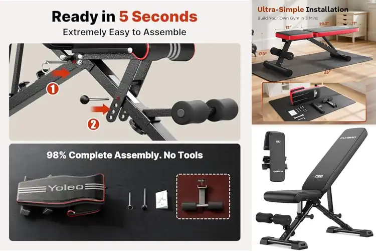 Detailed view of Best Weight Benches
