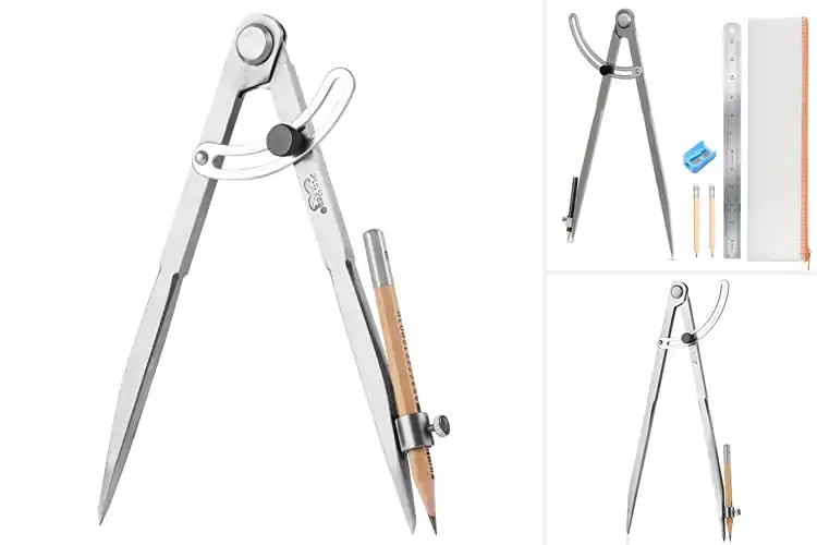 Detailed view of Best Woodworking Compasses